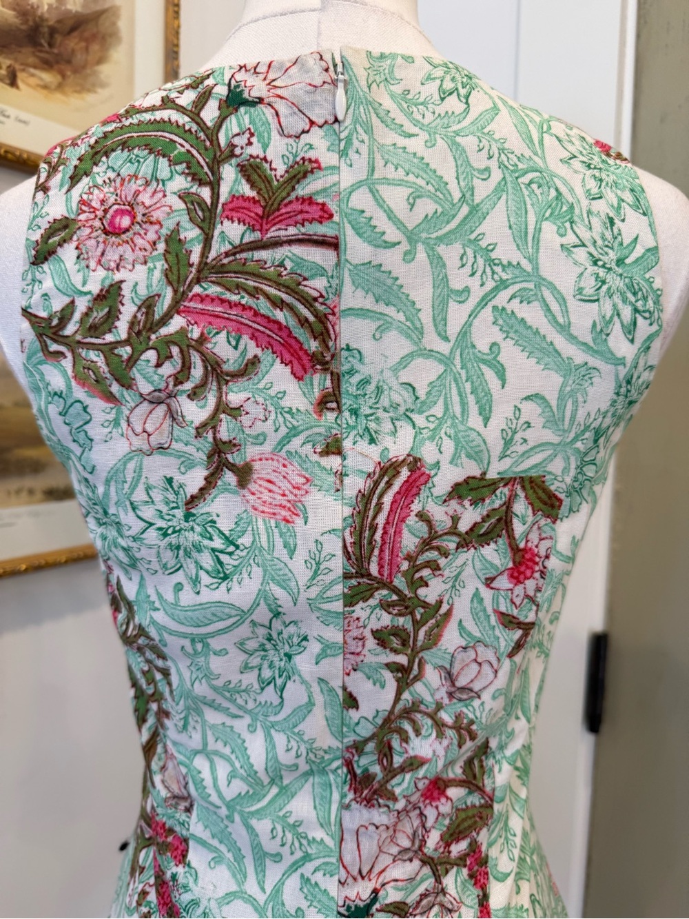 NWT Hemant & Nandita 100% Cotton Mini Dress - Picture 5 of 8